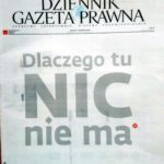 Wydawcy publikują dziś puste „jedynki”