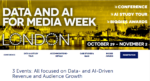 8th Data & AI for media Week w Londynie