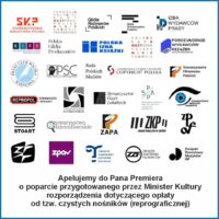 Apel środowisk twórczych do premiera RP o poparcie rozporządzenia dot. opłat od tzw. czystych nośników Apel środowisk twórczych do premiera RP o poparcie rozporządzenia dot. opłat od tzw. czystych nośników