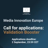 Validation Booster: nabór do programu akceleracyjnego dla innowacji medialnych do 2 sierpnia Validation Booster: nabór do programu akceleracyjnego dla innowacji medialnych do 2 sierpnia